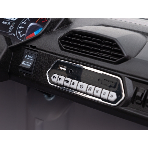 Buggy Racing 5 pojazd 2x200W szary na akumulator JS3168.SZA